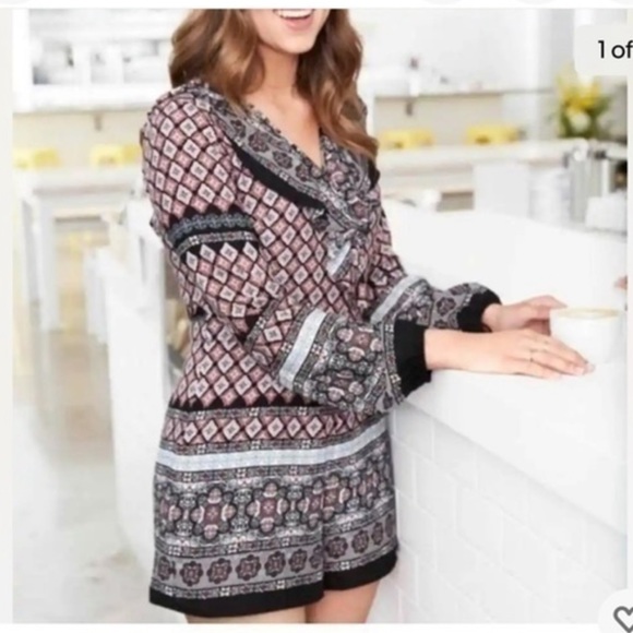 Sadie Robertson Wild Blue Romper - Picture 2 of 6